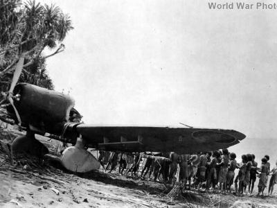 Wreckage of Aichi D3A1 New Guinea