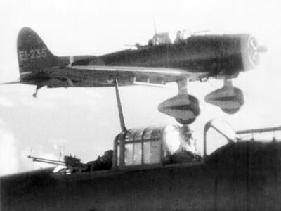 Val EI-235 from Shokaku, 1942