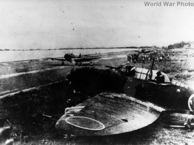 Vals kamikaze preparing for takeoff 1944