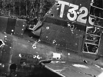 Wreckage of Aichi D3A1