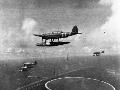 Aichi E13A floatplanes