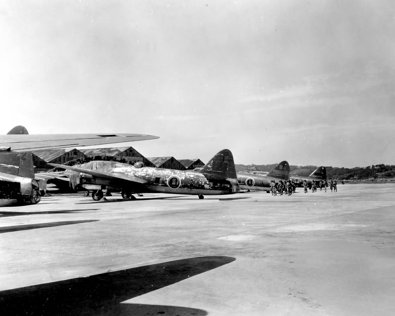G4M3a model 34 otsu Betty at Yokosuka naval air base Japan August 1945