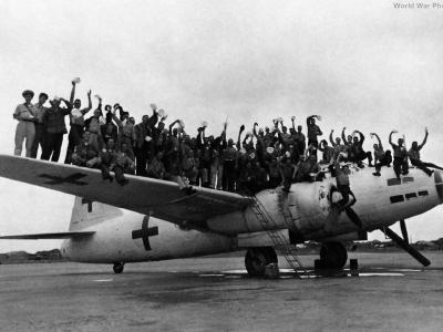 White G4M Kisarazu airfield September 1945