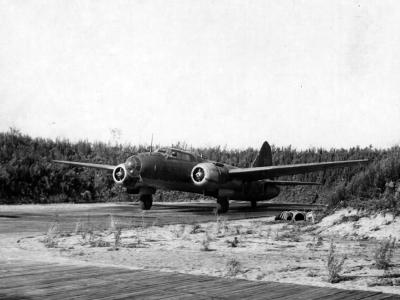 Mitsubishi G4M at Mizutani Airfield 1945
