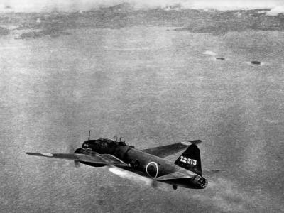 Mitsubishi G4M1 Betty coded Z2-313 of 751 Kokutai, 1943