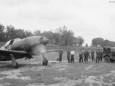 J2M3 BI-02 tested by British in Malaya, 1945