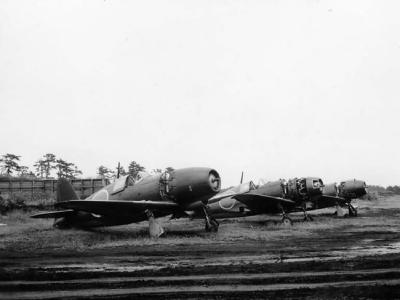 Mitsubishi J2M fighters 1945