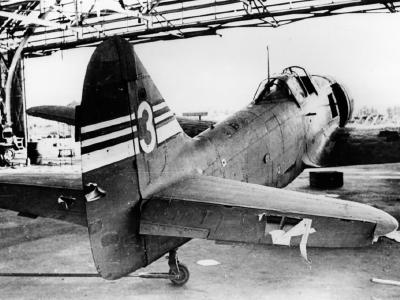 Kawasaki Ki-100 II prototype with turbocharger – Kagamigahara 1945