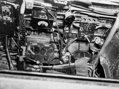 Captured Ki-43 Hayabusa Cockpit 1944 4