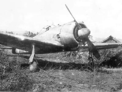 Captured Ki-43-I Hayabusa at Lae, New Guinea
