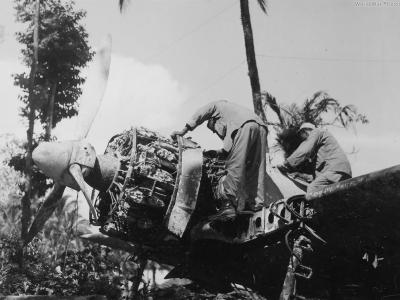 Captured Ki-43 Hayabusa on Munda Field 14 June 1944