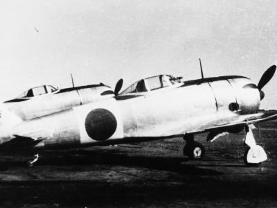 Ki-44 Shoki from Akeno Flying School