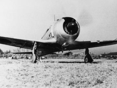 Ki-44 is prepared for takeoff