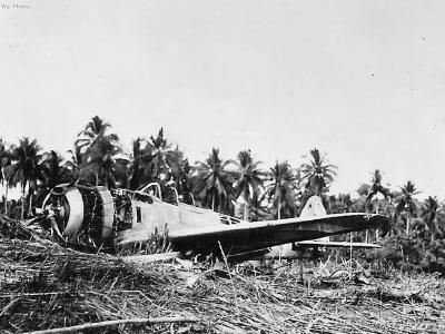 Ki-44 wreck