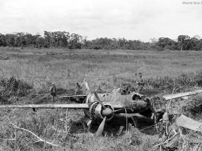 Ki-45 wreck Cape Gloucester January 1944