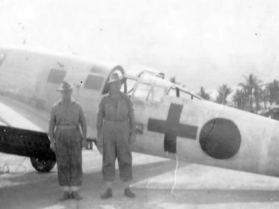 Mitsubishi Ki-46 with surrender markings
