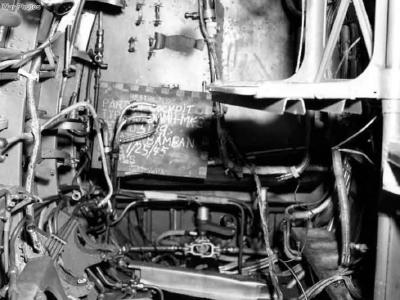Mitsubishi Ki-46 rear cockpit Bamban Airfield 1945