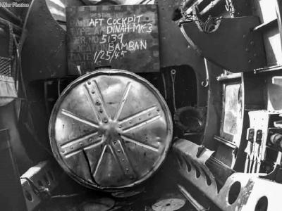 Ki-46-III aft cockpit Bamban Airfield 1945