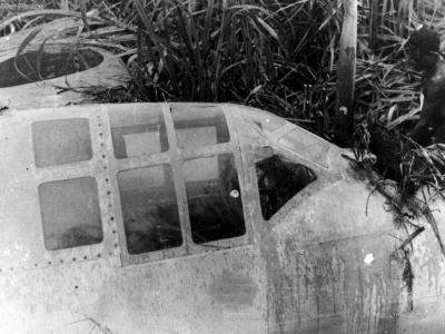 Ki-46 cockpit at Lae New Guinea September 1943