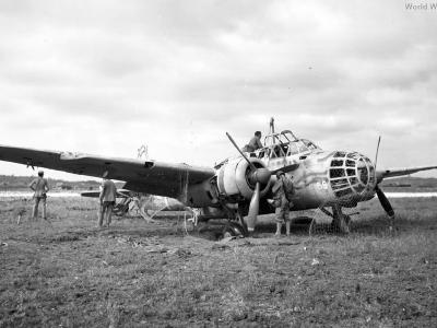 Ki-48 Lily at Sobe Okinawa 1945