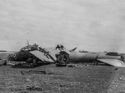 Ki-67 Peggy wreck Okinawa 1945