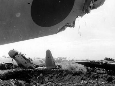 Japanese Aircraft Wrecks at Lae New Guinea 1943
