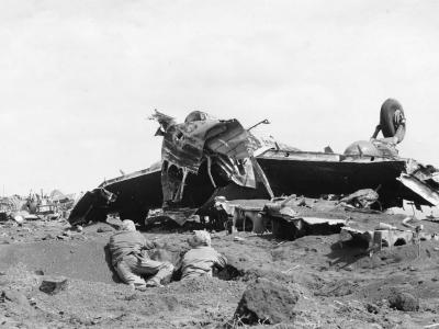 Japanese Aircraft Wrecks on Iwo Jima, Motoyama No. 1 Airfield 7