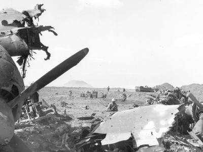 Japanese Aircraft Wrecks on Iwo Jima 9