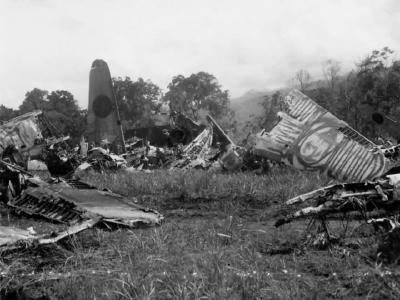 Japanese Fighter Aircraft Wreckage PTO