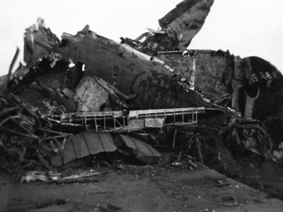 Japanese Fighter Aircraft Wreckage