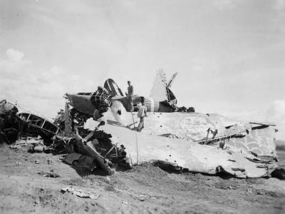 Japanese Plane Wreckage Pacific