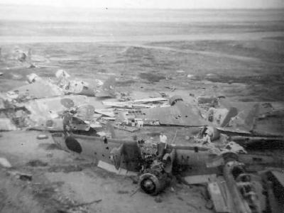 Wrecked Japanese Aircraft