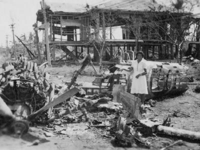 wreckage Lingayen
