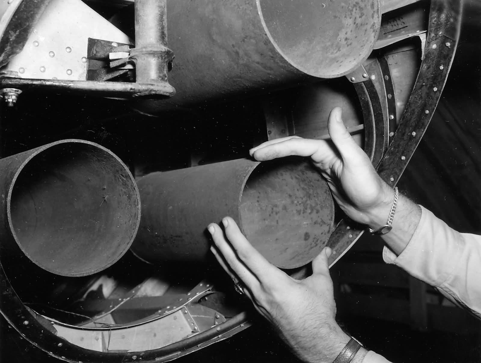 Yokosuka MXY7 Ohka baka rocket exhaust ports atsugi 1945