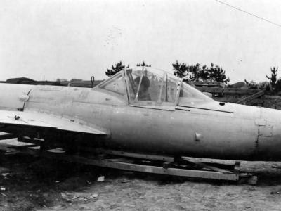 Yokosuka MXY7 Ohka cockpit left side Okinawa