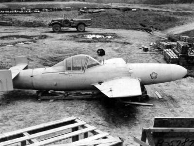 Yokosuka MXY7 Ohka right side Okinawa