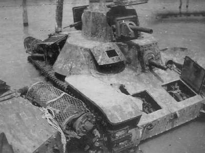Captured Japanese Type 95 Ha-Go Tank