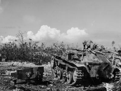 Japanese 14th Infantry Division Type 95 Ha Go Light Tank Peleliu September 1944