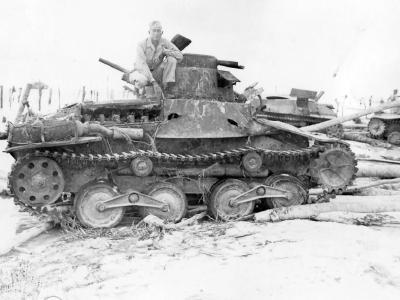 Japanese Type 95 Ha Go tank Biak 1944