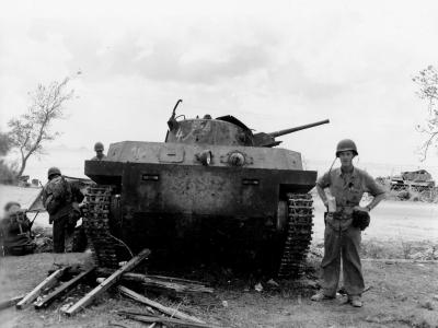 Type 2 Ka Mi amphibious tank from 1st Yokosuka SNLF on Saipan 1944