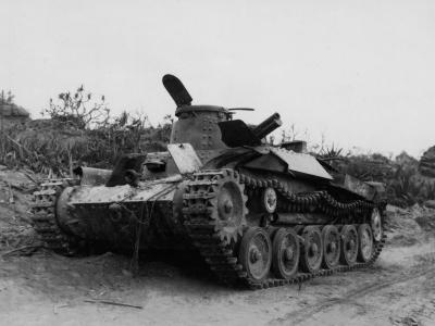 Type 97 Chi Ha At Hill 382 Iwo Jima Japanese 26th Tank Regiment