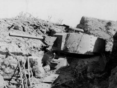 Type 97 Shinhoto Chi Ha at Hill 382 Iwo Jima Japanese 26th Tank Regiment
