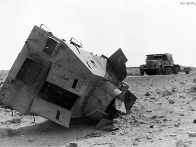 Destroyed Marmon Herrington Mk II