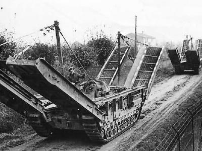 Churchill Ark – Armoured Ramp Carrier, Italy October 1944