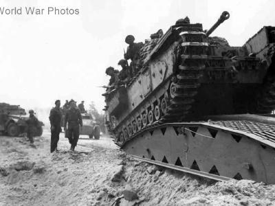 Churchill VI of the 6th Guards Tank Brigade Holland 1945