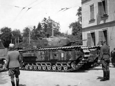 Churchill tank Mk II Dieppe 1942
