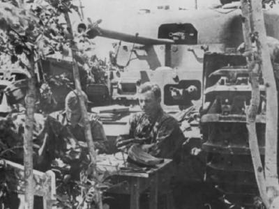 Captured Soviet Churchill Mk IV