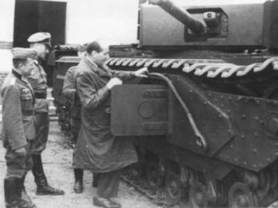German Churchill tank 02