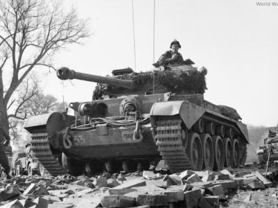 Comet of 2nd Fife and Forfar Yeomanry Petershagen 7 April 1945