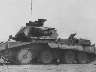 Abandoned tank A13 Mk IIa T15228 North Africa